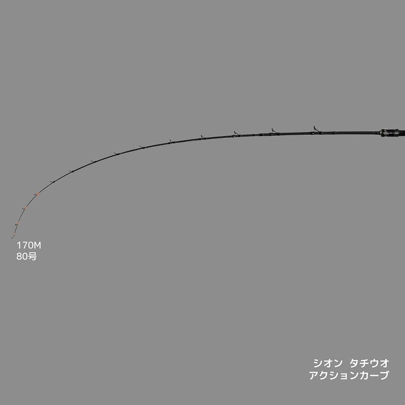 SHION Tachiuo Rod Boat Rod 170M (2-Piece) — фото 3