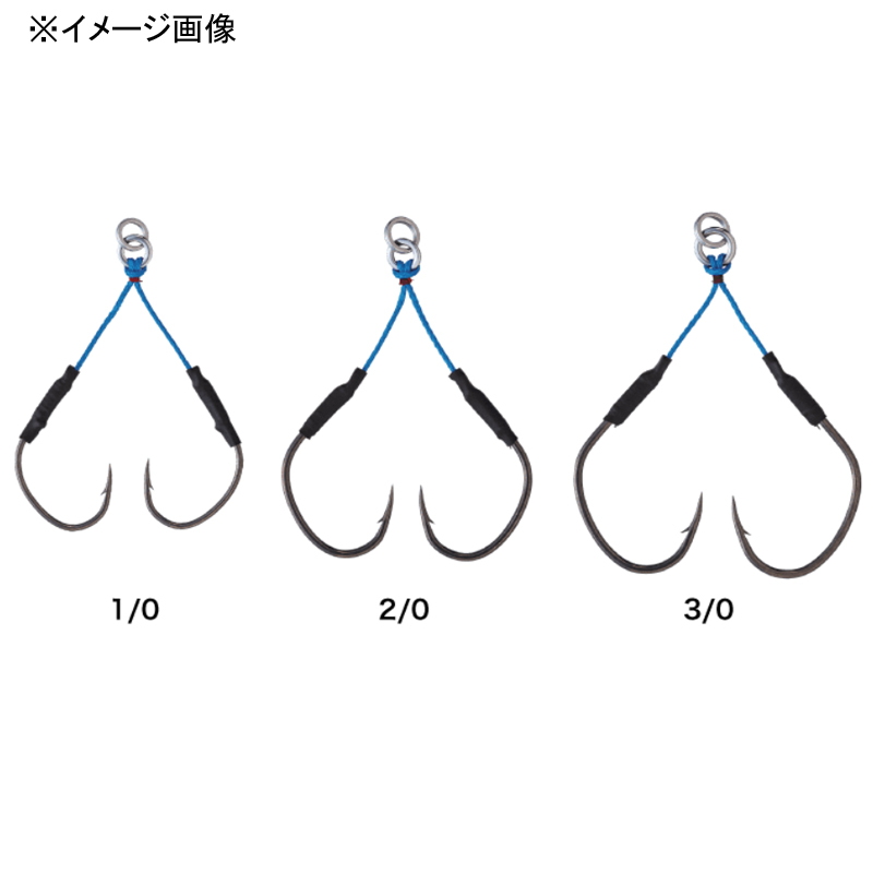 Assist hook with Gekisas wire, dedicated for Spanish mackerel, rear use — фото 2