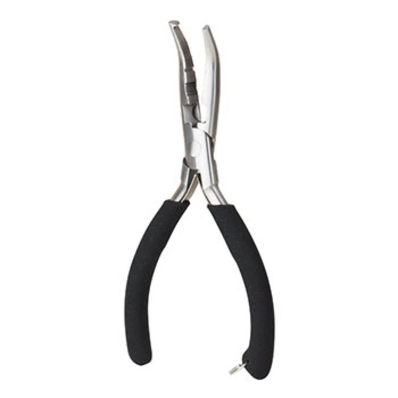 Split Ring Pliers Curved Tip + Coil Leash Cord [Great Value 2-Piece Set] — фото 2