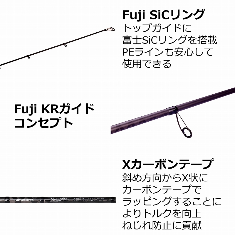 Salty Style Kurodai SYKS-762ML (Spinning / 2-Piece) — фото 3