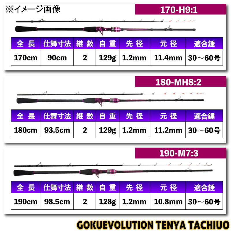 Gokuevolution Tenya Tachiuo 170-H9:1 (2-piece) — фото 7