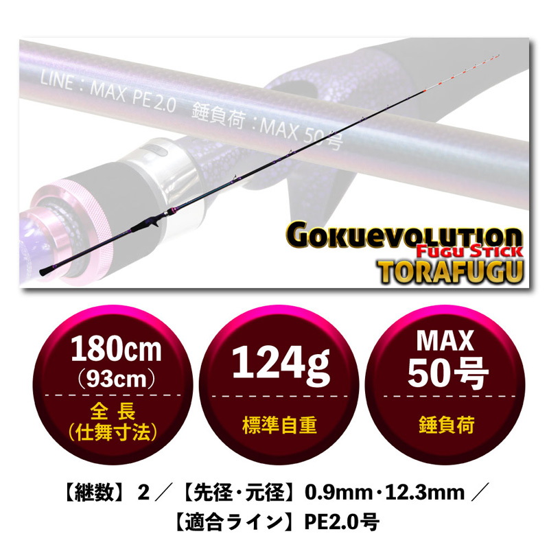 Gokuevolution FUGU Stick Torafugu 180 (Bait, 2-piece) — фото 6