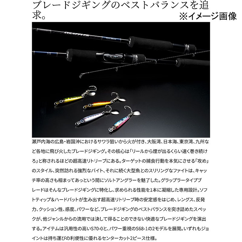 (Reservation December Arrival) 23 Grappler Type Blade S68-1 (Spinning・2-piece) — фото 4
