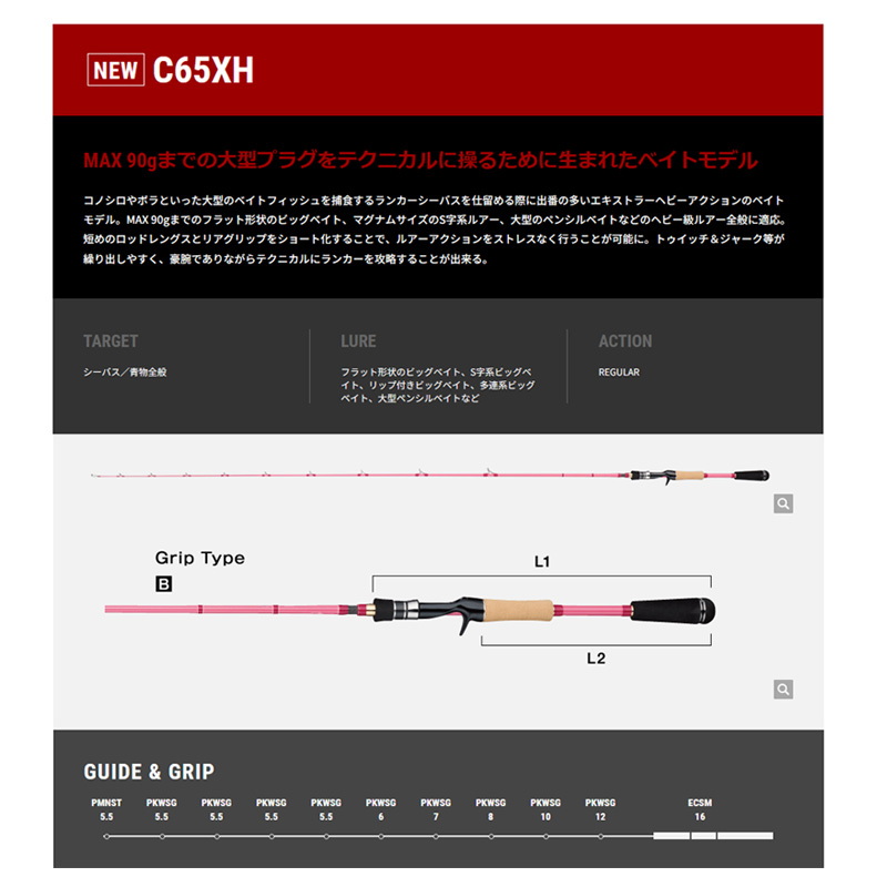 Boat Gamer SSD N-Limited C65XH (Bait, 2-Piece) — фото 2