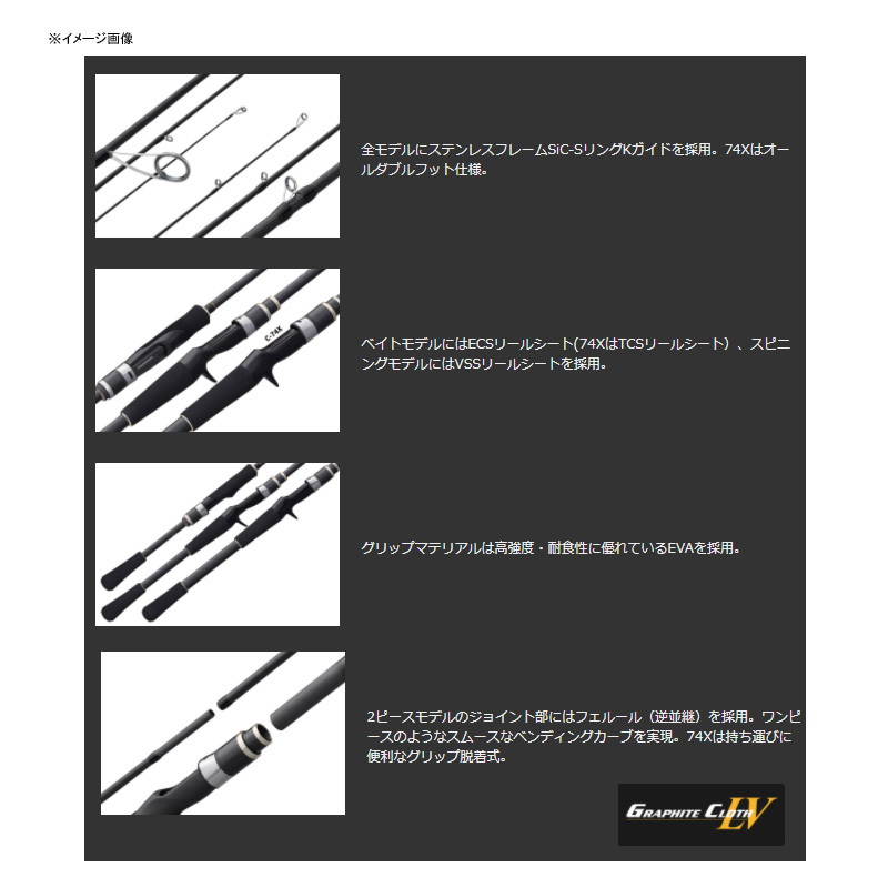 Verocce UX 21GVELUS-610ML (Bass Rod) — фото 2