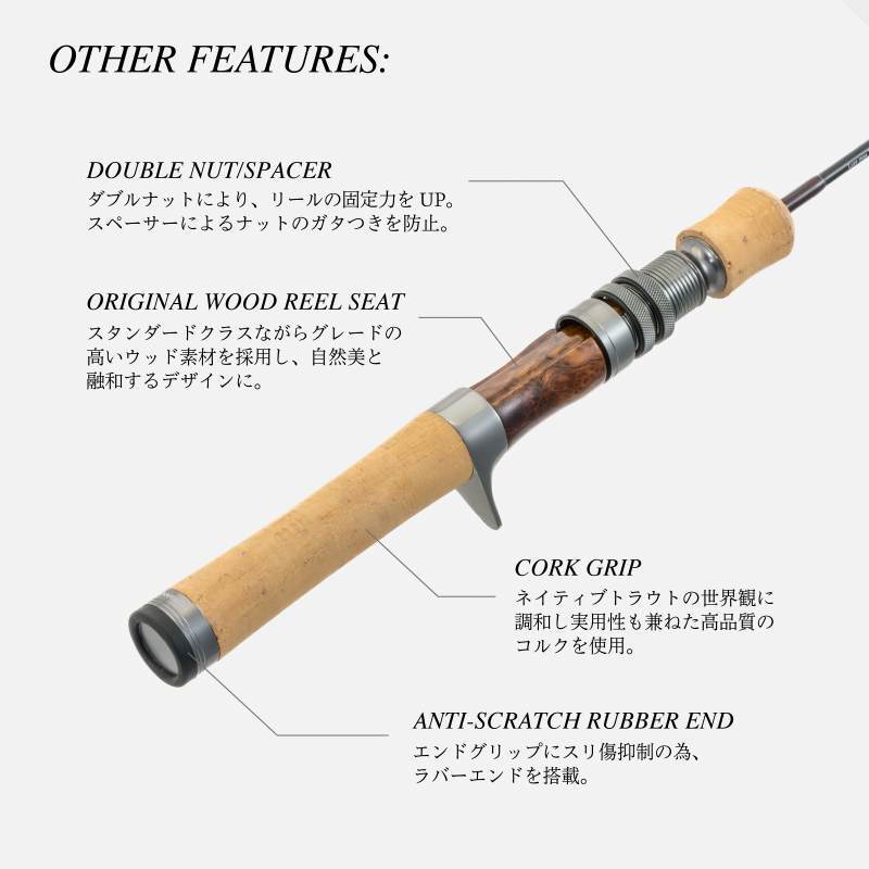 Troutia Ferrik C43L-T Trout Rod Native Trout Mountain Stream — фото 6