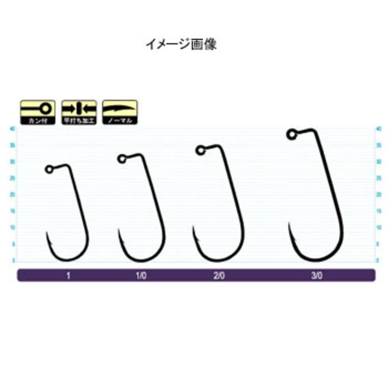 90-Degree Short Jig Hook JIG-402 — фото 2