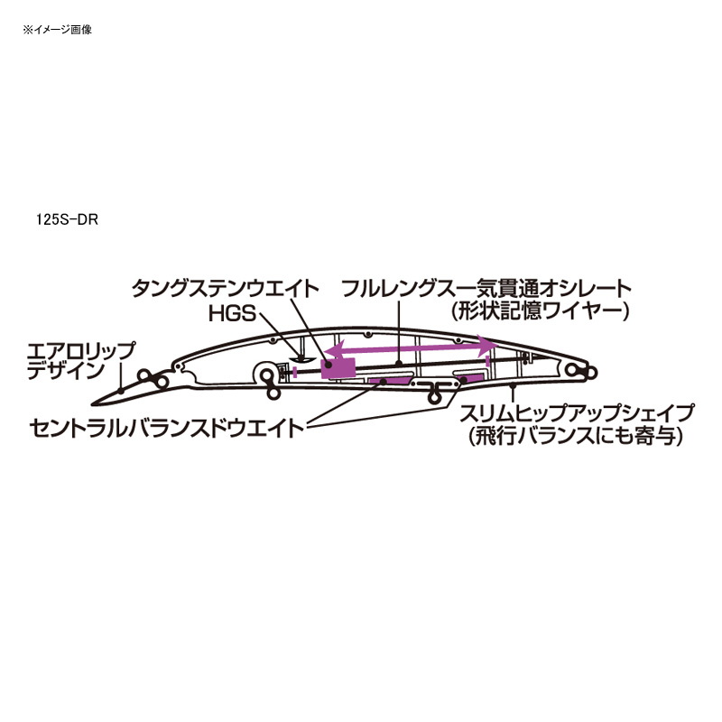 Shoreline Shiner Z Set Upper 125S-DR — фото 4