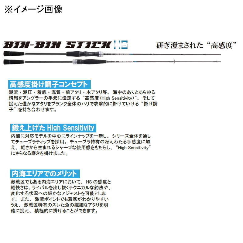 25 Binbin Stick HS BSH-S63UL (Spinning · Grip Joint One-piece) — фото 2