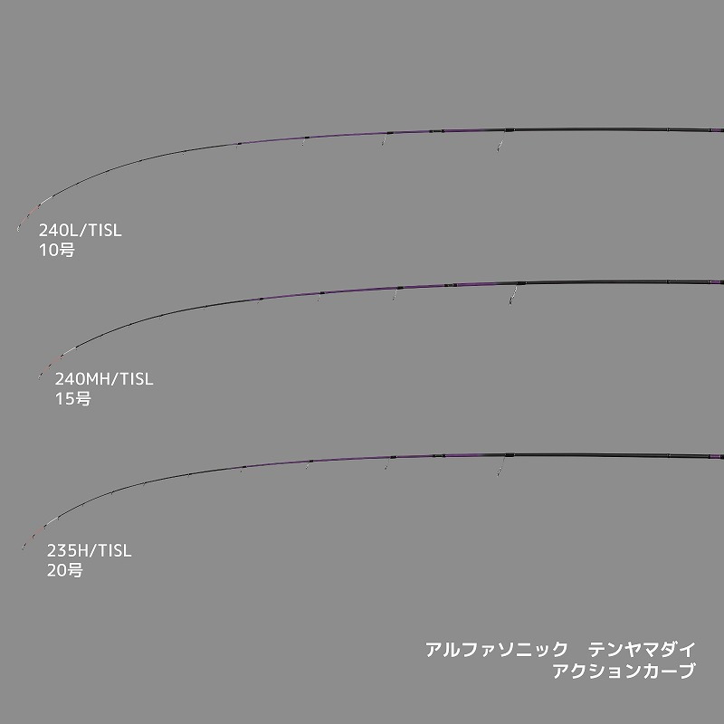 Alpha Sonic Tenya Madai Rod Boat Rod 240MH/TISL (2-piece) — фото 2