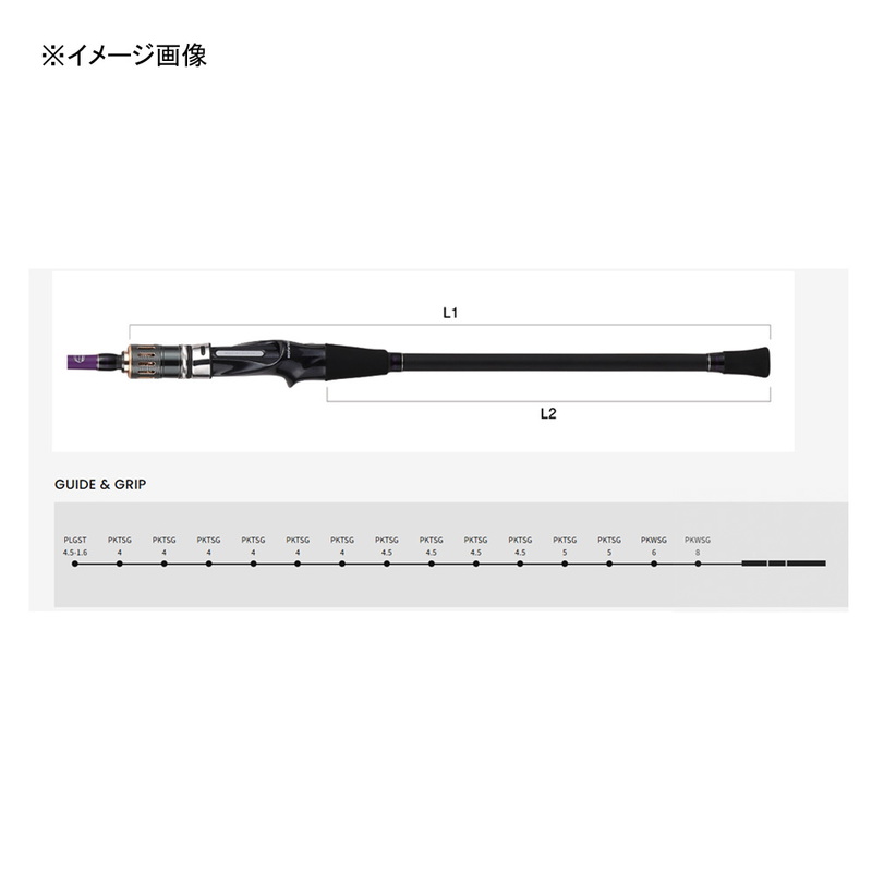 alfa sonic Kawahagi 175M Rod Boat Rod Titanium Tip — фото 3