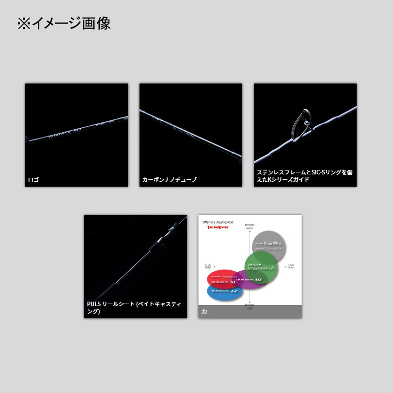 Horizon MJ HMJ642B-LL (Bait・Grip Joint One-Piece) — фото 3