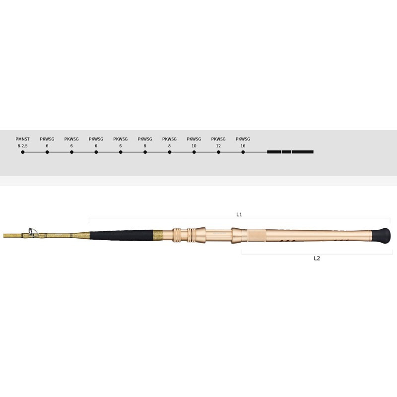 Glasslam Over 200ML Boat Rod All-Purpose Rod Glass Solid — фото 2