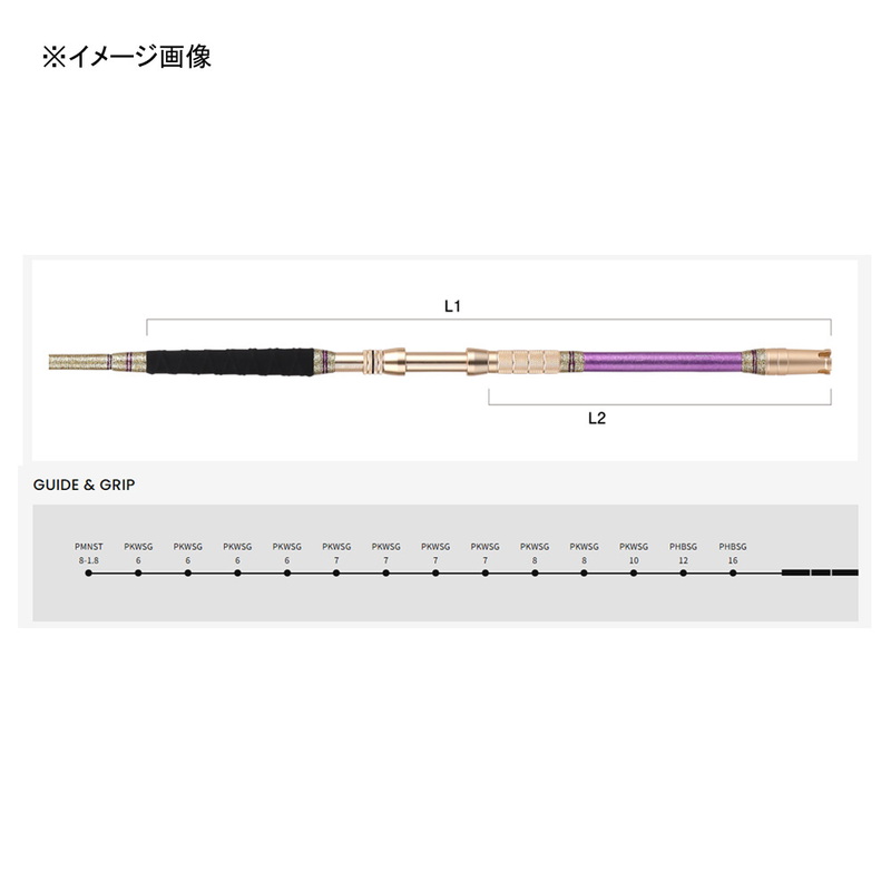Alphasonic Otoshikomi GZ 73-235H Rod Boat Rod Otoshikomi — фото 3
