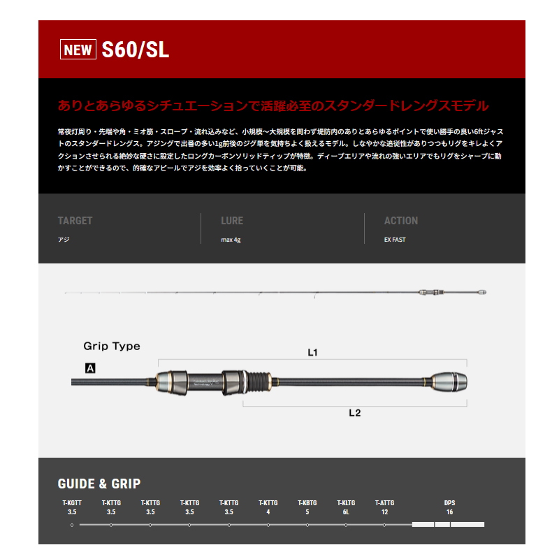 Ajist (AJIST) TZ Ajing Rod S60/SL — фото 2