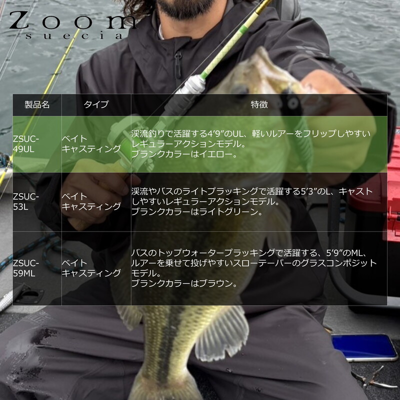 Zoom Suesia ZSUC-49UL (Bait・Grip Joint One-Piece) — фото 6