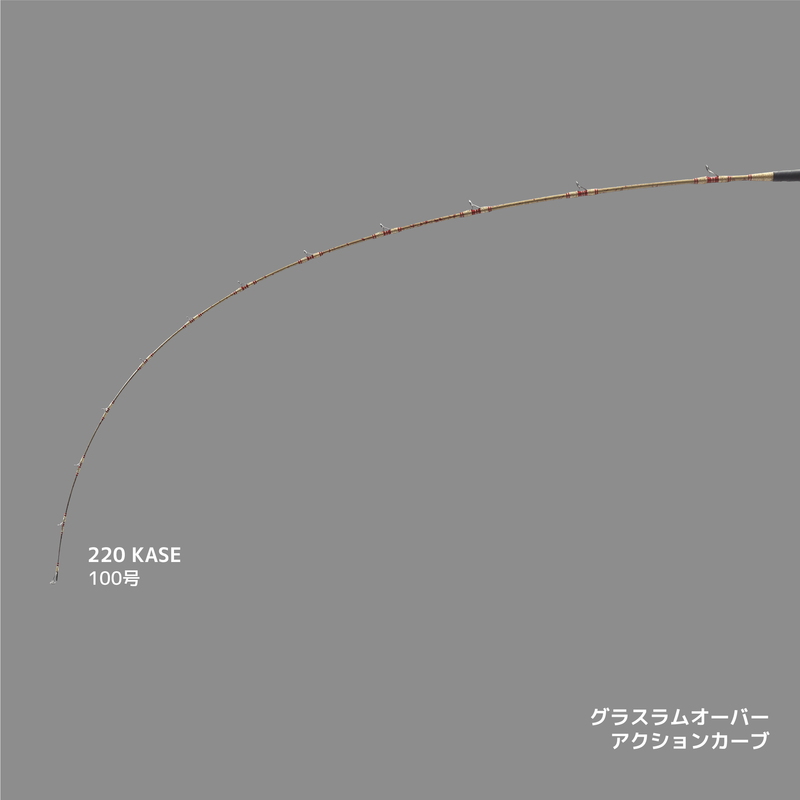 GLASSLAM OVER 220 KASE Boat Rod Glass Solid — фото 2