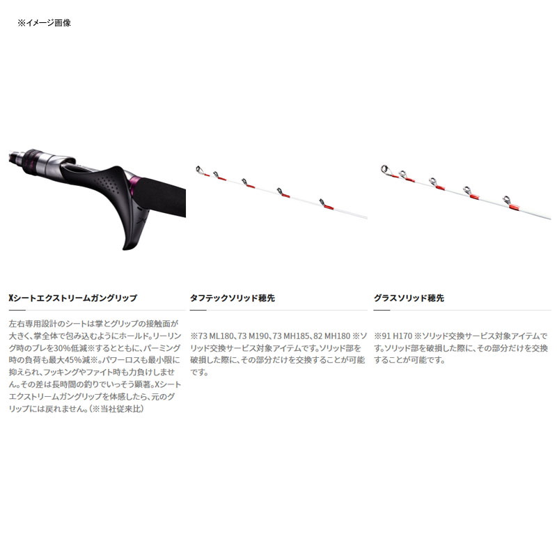 Saber Master XR Tenya 73 ML180/RIGHT (Bait・2-Piece) — фото 5