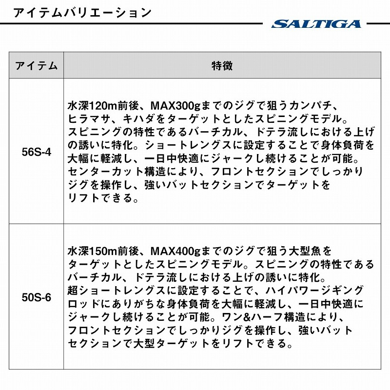 Saltiga J EXP 56S-4 (spinning, 2 pieces) — фото 5