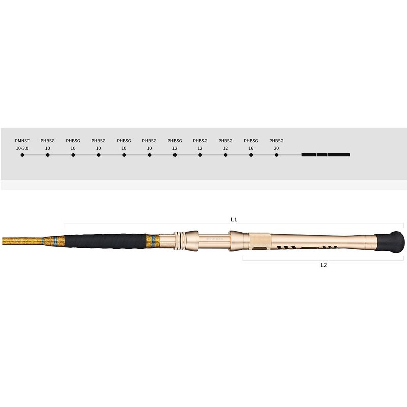 GLASSLAM OVER 180SW Boat Rod All-purpose Rod Glass Solid — фото 2