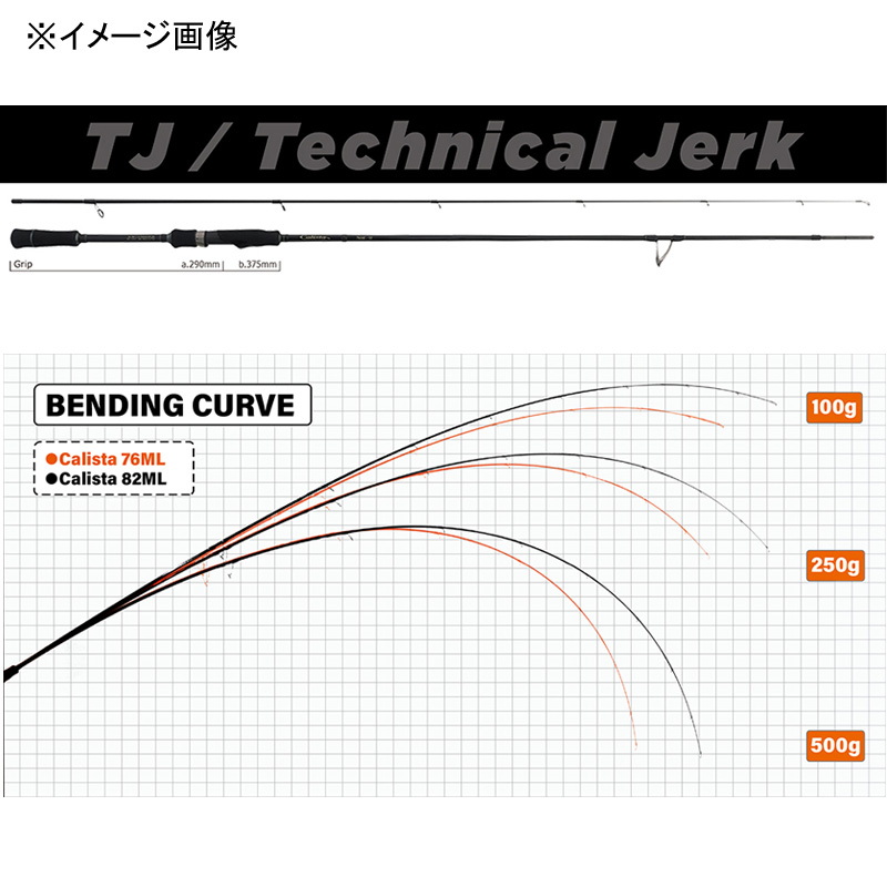 Calista 76ML/TJ Technical Jerk (Spinning・2-piece) — фото 2
