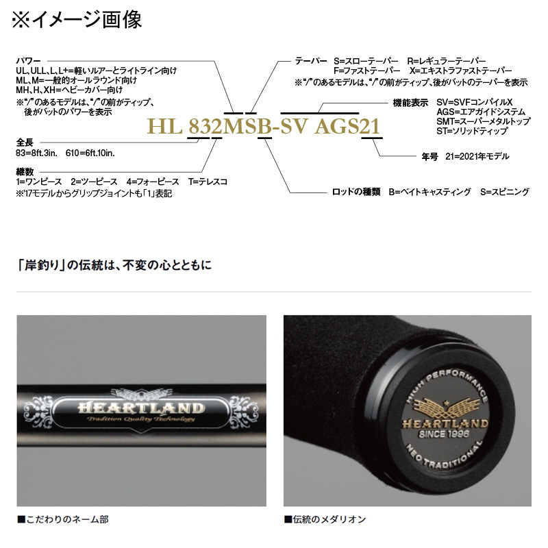 (Reservation December arrival) Heartland 722LRSB-24 (Bait・2-piece) — фото 4