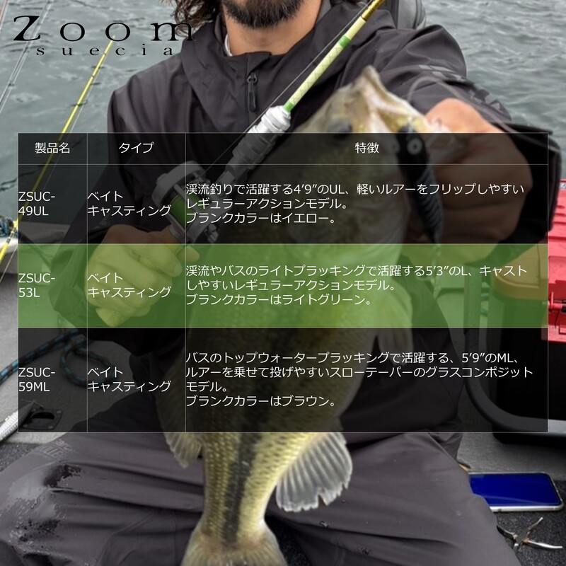 Zoom Suesia ZSUC-53L (Bait, Grip Joint One-Piece) — фото 6