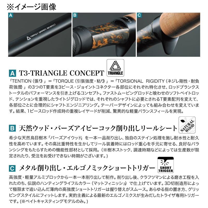 TRIZA Dragon F7-72XTZ (Bait・3-Piece) — фото 4