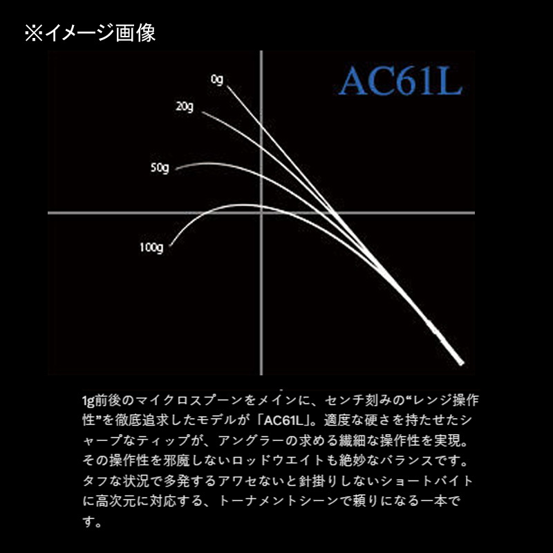 Trout Program Ambitious Clacky AC61L (Spinning・2-piece) — фото 4