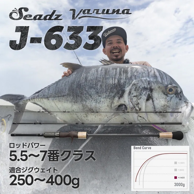 Seadz Varuna J-633 (Bait・3 pieces) — фото 2