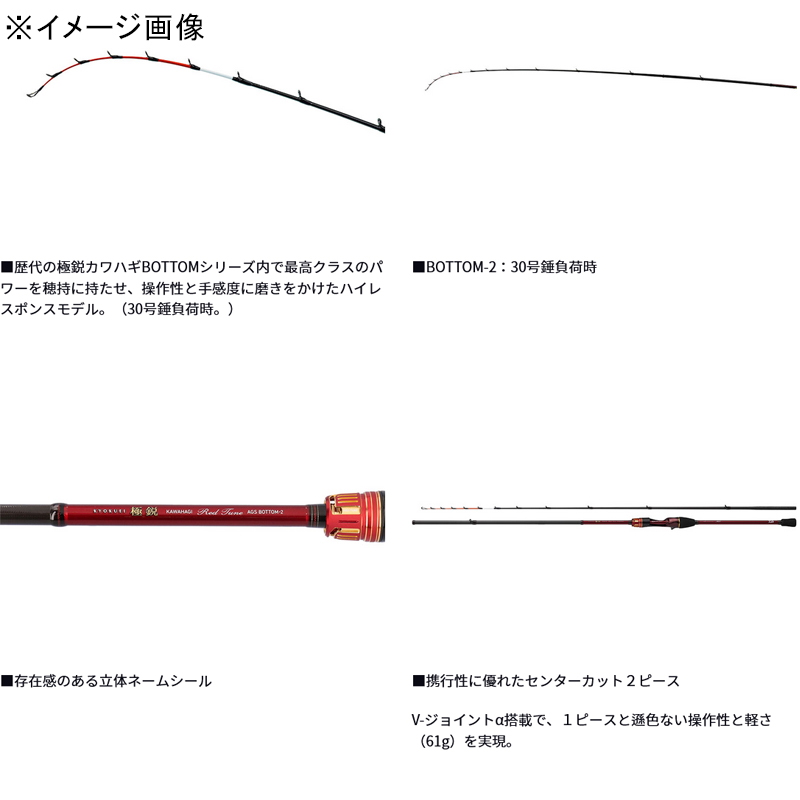 Kyokuei Kawahagi RT AGS BOTTOM-2 (Bait・2-piece) — фото 4