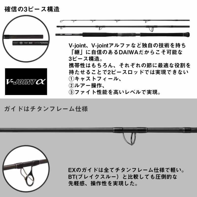 DRAGGER EX 98HHF-3 (Spinning・3-Piece) — фото 6