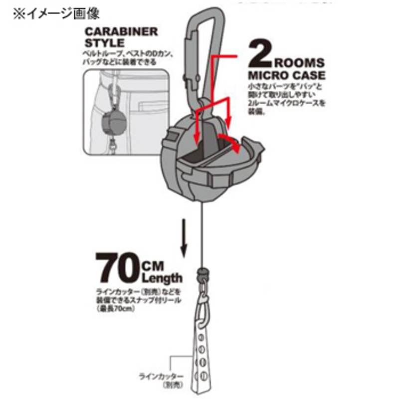 Carabiner Reel + Micro Case — фото 3