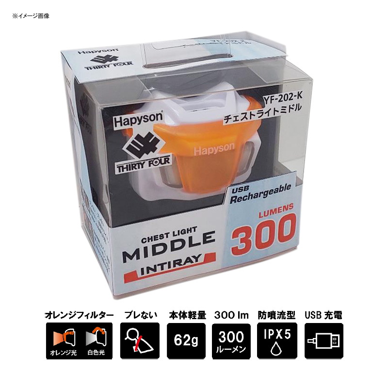 Chest Light Middle Rechargeable Max 300 Lumens — фото 2