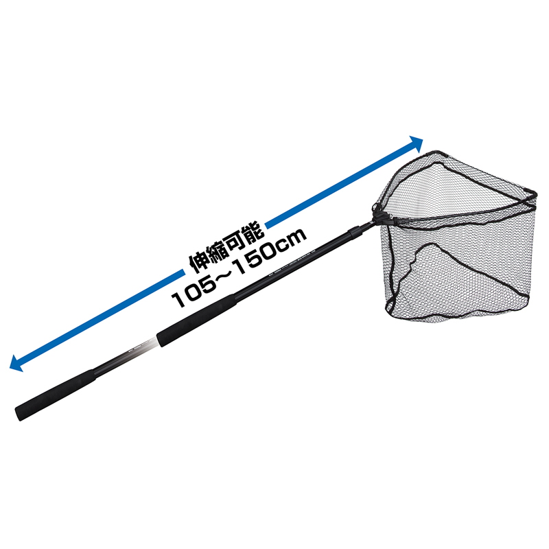 One-Hand Flip Net (Rubber Coated Net) Adjuster Long Semi-Large — фото 2