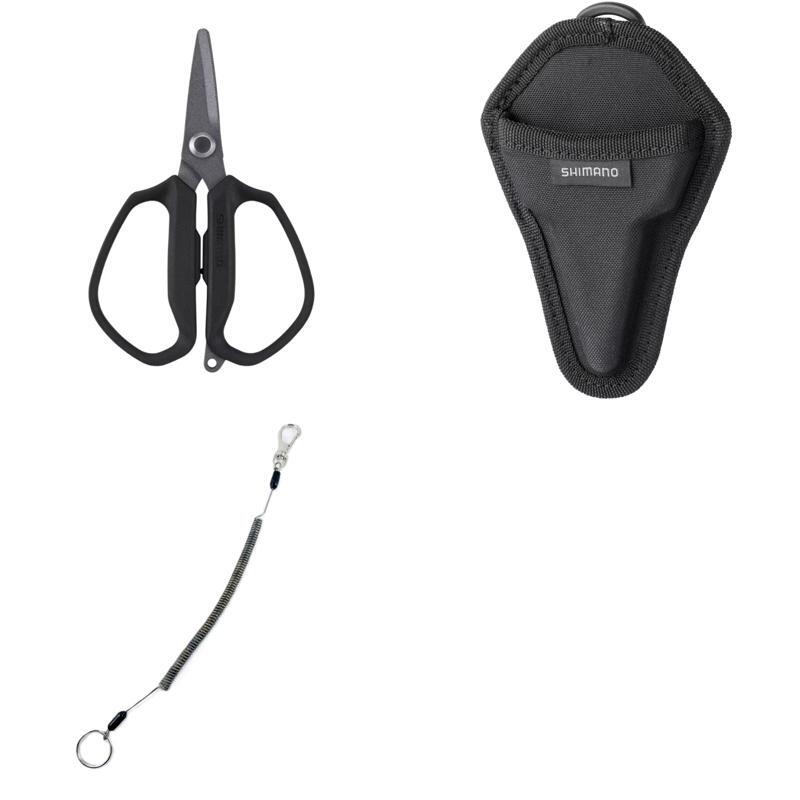 (Cuts PE Line Cleanly Too) Spa Scissors RT + Holder + Wire Leash Cord (Great 3-Piece Set) — фото 2