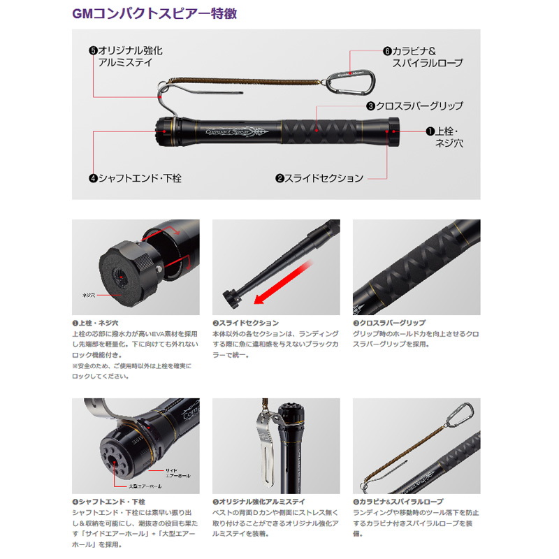 GM Compact Spear Ultimate Gaff (M) Set — фото 2