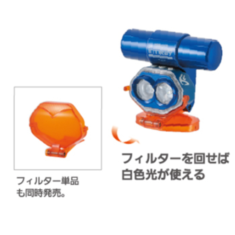Rechargeable Orange Filter Chest Light — фото 2